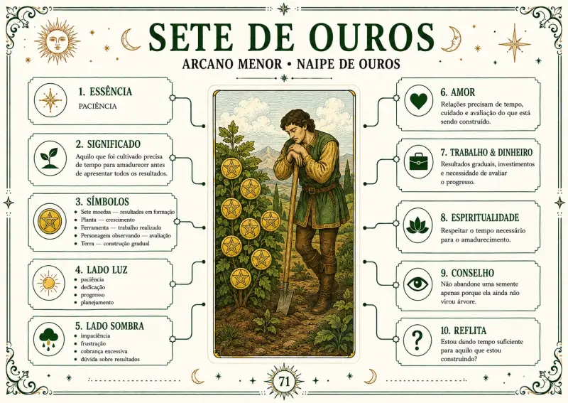 Mapa Mental: Siete de Oros
