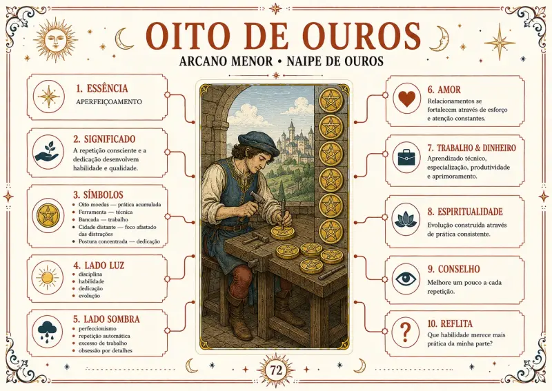 Mapa Mental: Ocho de Oros