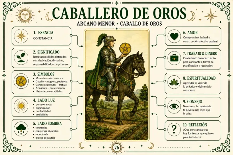 Mapa Mental: Caballero de Oros