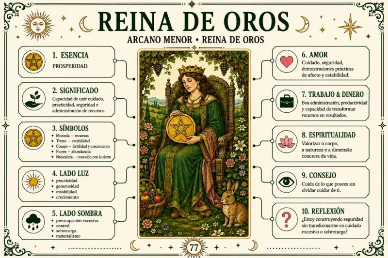 Mapa Mental: Reina de Oros